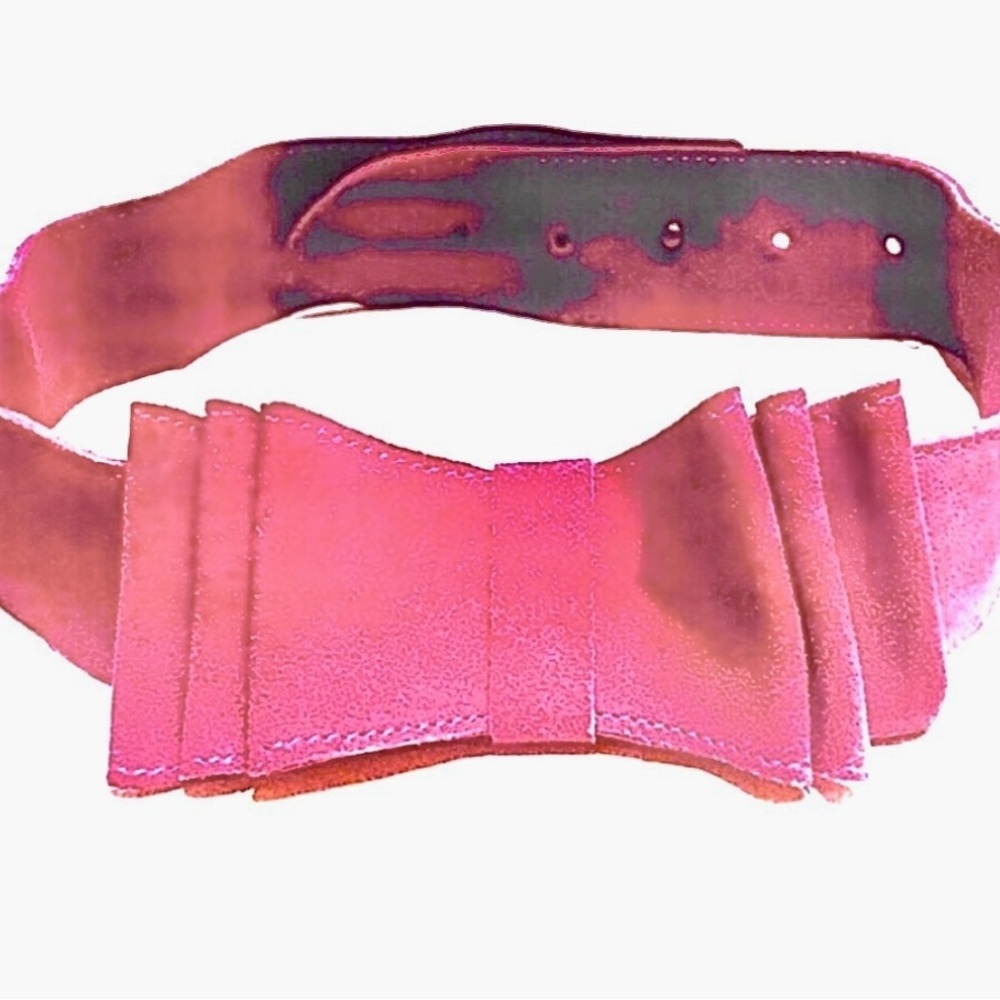 Alannah Hill Rosy Bow Suede Belt